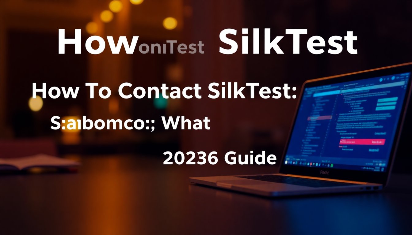 contact silktest